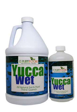 GS Plant Foods YUCCA WET Surfactant/Wetting Agent  1 Quart