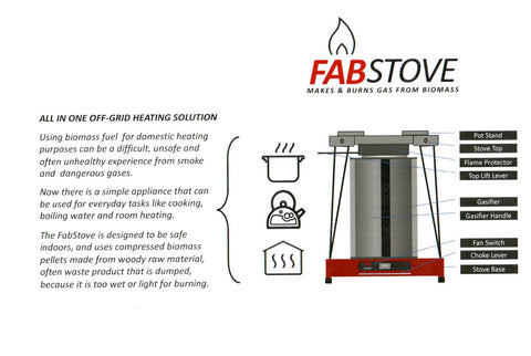 FabStove TLUD Clean Cook Stove   "ALL NEW"