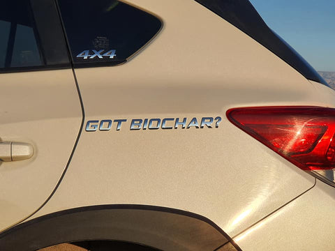 Blue Sky Biochar - GOT BIOCHAR? Chrome Vehicle Emblem