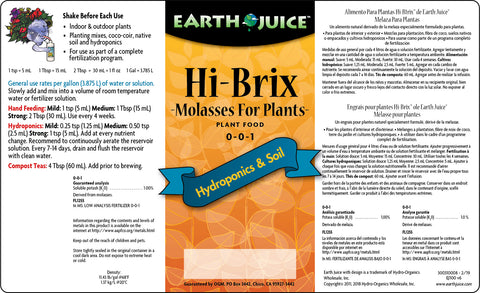 Earth Juice Hi- Brix Molasses 1 gallon